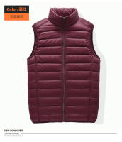 Chaqueta de plumón de un solo hombro para hombre hecha de algodón fino, cuello alto, ligera, lujosa, - details 15