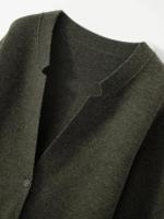 Chaqueta deportiva de lana para hombre, cárdigan de Cachemira con cuello en V informal a la moda, Chaqueta deportiva suave de punto de lana para otoño e invierno - details 6