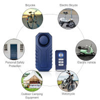 Alarma de Seguridad Inalámbrica para Bicicleta y Motocicleta a Prueba de Agua Anti-Robo con Vibración y Sonido de 113dB Sensor de Movimiento y Vibración Alarma Remota Controlada por Batería - details 3