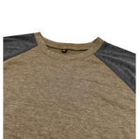 Camisetas Largas para Hombres Moda Casual con Color Contraste Perfecto para Primavera Otoño - details 10
