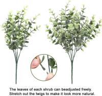10 Piezas de Cepillos de Eucalyptus Artificiales al Aire Libre Ramas de Vid - details 2