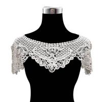 Chal de protección solar de encaje, cubierta de Bikini bordada, chal de protección solar, cárdigan de temperamento, envoltura de cuello nupcial, Foulard - details 6