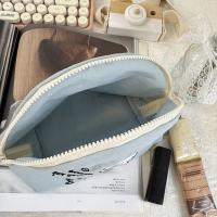 Bolsa de cosméticos con bordado de dibujos animados, bolsa de maquillaje de nailon con animales de tela, bolsa de almacenamiento portátil ligera para el cuidado de la piel, almacenamiento de lápiz labial - details 11