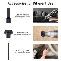 Aspiradora inalámbrica de mano recargable, potente succión ciclónica, carga rápida para coche, hogar, pelo de mascotas - details 10