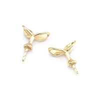 Perlas de latón de alta calidad con baño de oro de 18K, media perforación, para conectar dijes, tapas de perlas, accesorios para la fabricación de joyería DIY para mujeres - details 38