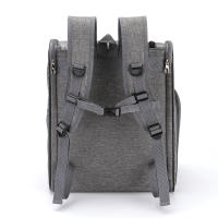 Mochila De Transporte para mascotas, bolsa transpirable de doble hombro para gato - details 3