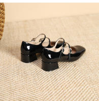 Zapatos Mary Jane de mujer con tacón grueso y hebilla de cinturón de nuevo estilo - details 23