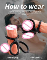 Anillo de pene para hombres, eyaculación retardada, extensor de erección, juguetes sexuales para hombres, BDSM - details 1