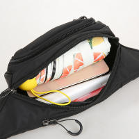 Riñoneras con múltiples bolsillos para hombre y mujer, bolso de pecho, carteras manos libres, riñonera para entrenamiento, viaje, correr - details 14