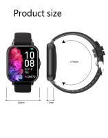 Reloj deportivo inteligente Y15 de bajo consumo con llamadas, pantalla táctil capacitiva, configuración multilingüe y monitoreo deportivo - details 14