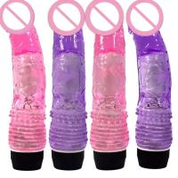 Vibradores consoladores de cristal realistas de silicona, vibrador de masturbación íntima para mujeres grandes de varias velocidades, Juguetes sexuales eróticos para adultos - details 0