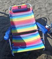 Silla AZAHAR 28082 (Orgullo) - Silla de Playa Plegable con reposabrazos. Fija, sin posiciones. - details 2
