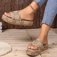 Sandalias de moda para mujer, sandalias casuales con plataforma de suela gruesa con correa cruzada, sandalias deportivas de verano con hebilla en el tobillo - details 2