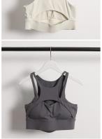 Camisola de compresión para entrenamiento de gimnasia para mujer, sujetador deportivo Sexy con tirantes cruzados para Fitness y Yoga con almohadilla extraíble, novedad de 2024 - details 15