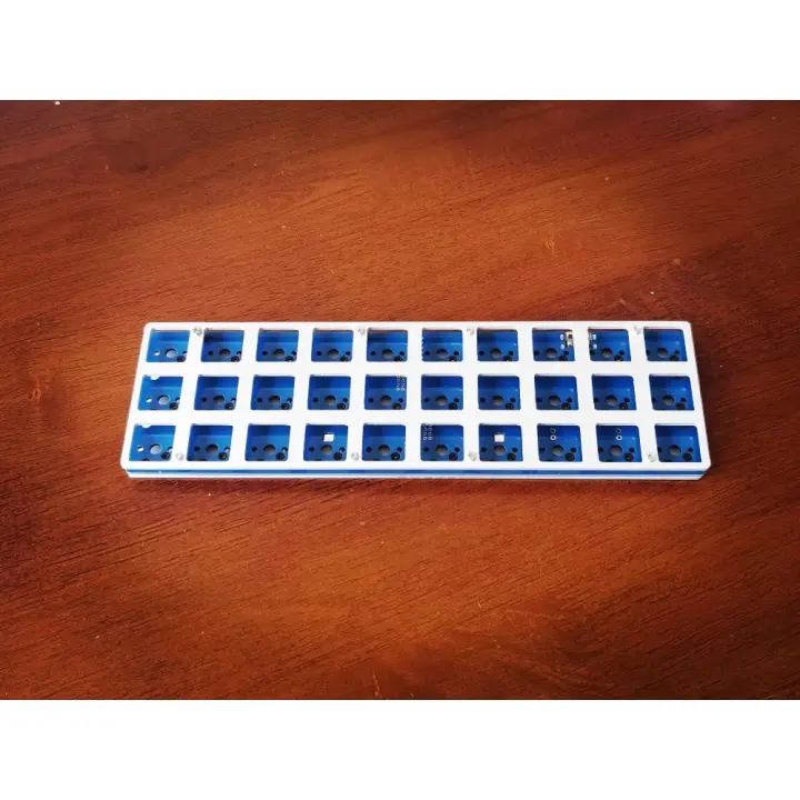 Mini teclado en línea P30, 30 teclas, cableado personalizado, modo único, juegos de oficina, kit de teclado mecánico de soldadura RGB, intercambio en caliente, QMK VIAL, minimalismo, ergonomía, accesorios de juegos de teclado - 1