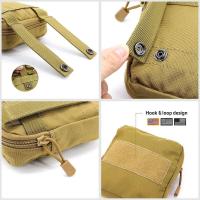 Correas Tácticas Militares Juego de Correa y Collar para Perros Vestido Táctico Grande MOLLE con Bolsas y Bandera - details 9