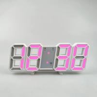 Reloj despertador digital 3D, reloj LED de pared, despertador de escritorio con temperatura para el hogar, cocina y oficina - details 1
