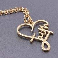 Colgante de Acero Inoxidable en Forma de Corazón Estilo Elegante Accesorios de Fe para Mujeres y Hombres - details 0