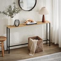 Mesa de Entrada Recibidor Mesa de Consola MDF y Hierro 120 x 80 x 20 cm FSB19-XL-N ES - details 28