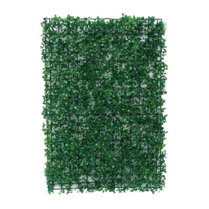 Pared de Plantas Artificiales Protectadas de UV 12 Piezas Cubierta de Espino Césped Verde - 1