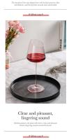 Juego de vasos franceses, rosas y rojos, copa de cristal con boca incéndica, fondo cóncavo, copa de vino y champán, azul - details 7