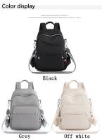 Mochila antirrobo de gran capacidad para mujer, morral escolar de nailon de alta calidad, diseño sólido, antisalpicaduras, novedad de 2023 - details 3