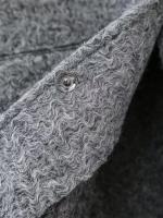 TRAFZA-abrigo liso elegante para mujer, chaqueta Bomber de manga larga con bolsillos y botones, ropa de calle informal holgada, 2023 - details 8