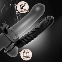 Juguete para Adultos de Doble Penetración Dildo y Vibrador Anal para Parejas - details 0