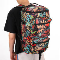 Mochila de gran capacidad para viajes con diseño de hoja y camuflaje para mujer bolsa de gimnasio para entrenamiento de yoga y fitness almacenamiento de zapatos bolsa de fin de semana - details 18