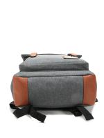 Mochila retro para ordenador portátil con puerto de carga USB, mochila de viaje impermeable para hombres y mujeres - details 36