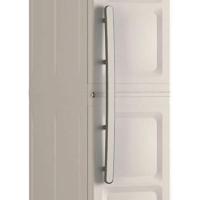 Excellence Armario con una Puerta, Polipropileno, Arena/Gris, 182 x 33 x 45 cm - details 2