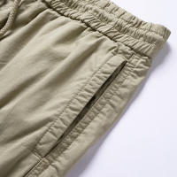 Pantalones Cargo cómodos informales para hombre, pantalones para correr de senderismo lisos y versátiles para otoño e invierno, nuevos pantalones deportivos elásticos con múltiples bolsillos para hombre - details 13
