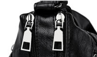 Bandolera pequeña vintage de piel sintética para mujer, bolso de hombro informal de doble capa, bolso de compras para teléfono - details 22