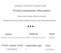 Los niños de control remoto juguetes mecánicos perro Ciencia enseñanza DIY montaje modelo traje eléctrico Niños regalos para niños - details 9