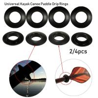 Protectores contra salpicaduras para canoa, accesorios universales para balsa negra, Kayak, Oar, anillo de goteo de repuesto, piezas de paleta de Propel, 2/4 piezas - details 0