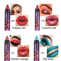 Lápiz de sombra de ojos de 36 colores, 2 en 1 lápiz de labios, no se emborrona fácilmente - details 11