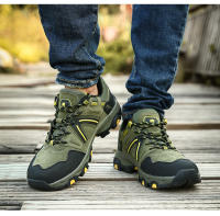 Zapatos de senderismo al aire libre para hombre, zapatillas deportivas de escalada para hombre, botas de montaña impermeables para caza táctica - details 14