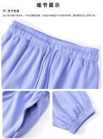 Pantalones de chándal sueltos de cintura alta de primavera para mujer, pantalones largos informales adelgazantes con capa de aire suave para Fitness - details 5