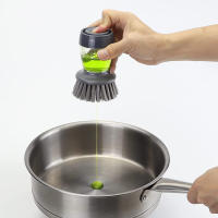Cepillo de Soap Dispensador con Almacenamiento y Cucharas Recargables para Limpieza de Fregadero y Cocina Accesorio de Cepillo de Scrubber - details 3