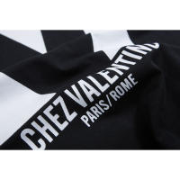 Las mejores camisas casuales básicas de moda de verano, camisetas holgadas de algodón puro para hombres y nuevas camisas de manga corta para parejas con estampados de logotipos en la parte delantera. - details 5