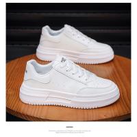 Zapatos De Hombre 2024 Nuevos Blancos Casual Moda Suela Gruesa Antideslizante Trabajo Seguridad Zapatos Moda Transpirables Impermeables Absorbentes De Sudor Duraderos Antiguo Y Sólido - details 16