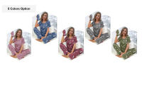 Conjunto de pijama de mujer con pantalones de manga corta, ropa de dormir con cinturilla en 5 colores - details 3
