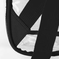 Mochila transparente de PVC con correas ajustables, mochila informal Visible, impermeable, de gran capacidad, para almacenamiento escolar, playa - details 2