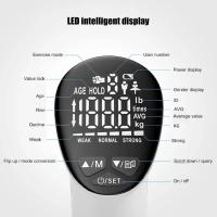 Dinamómetro Digital LED de mano, probador de entrenamiento de fuerza de potencia, accesorios profesionales de Fitness - details 6
