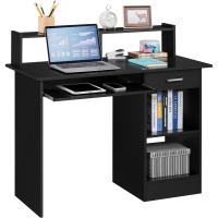 Mesa de Escritorio Blanca Espacio de Almacenamiento con Soporte de Monitor - details 9