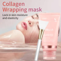Mascarilla de colágeno para la noche con cepillo de gelatina, mascarilla de tratamiento nocturno hidratante profunda para todo tipo de piel - details 5