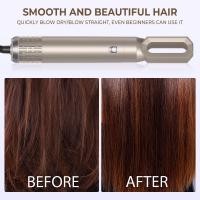 Peine de aire de calentamiento por succión automático Secador de pelo eléctrico multifuncional Plancha para rizar cinco en uno Plancha para el cabello - details 6
