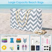 Bolsos de playa para mujer Bolso grande de playa impermeable Bolsos de playa con cremallera Bolso de piscina impermeable a prueba de arena Bolso grande - details 95