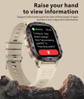 NORTH EDGE-reloj inteligente deportivo para hombre, dispositivo resistente al agua 3ATM, anticaída, medición de oxígeno en sangre, monitoreo del sueño, Bluetooth, reproducción de música, batería de 420mAh, modo de espera largo - details 5