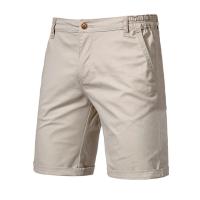 AIOPESON Shorts Para Hombre Algodón 100% Cuello Elasticidad Estilo Casual Verano 10 Colores Pantalones De Playa - details 1